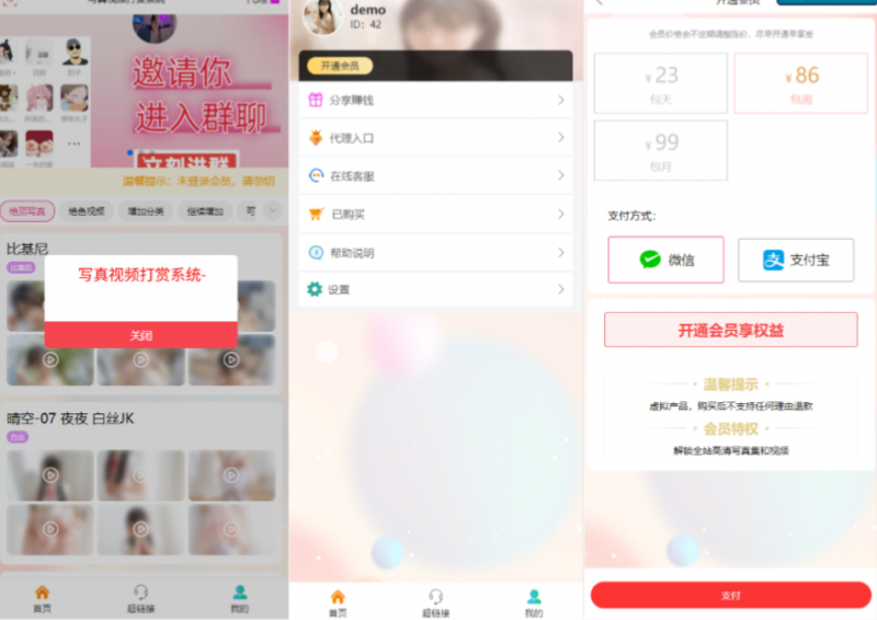图片[1]老林搭建工作室演示站2025最新写真图片视频打赏系统、还有许多版本老林搭建工作室演示站123456
